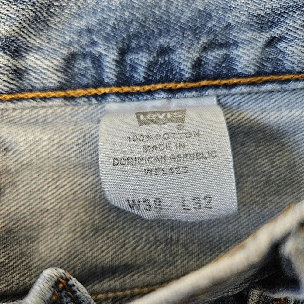 Levi's 501 XX Jeans Mens 38x32 Button Fly Jeans Classic Straight Leg 501XX